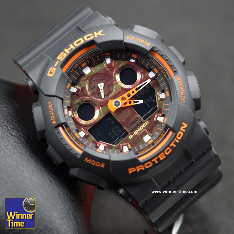 นาฬิกาจีช๊อค G-SHOCK รุ่น GA-100BR-1ADR รุ่นพิเศษ สีพิเศษ
