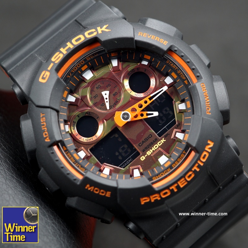 นาฬิกาจีช๊อค G-SHOCK รุ่น GA-100BR-1ADR รุ่นพิเศษ สีพิเศษ