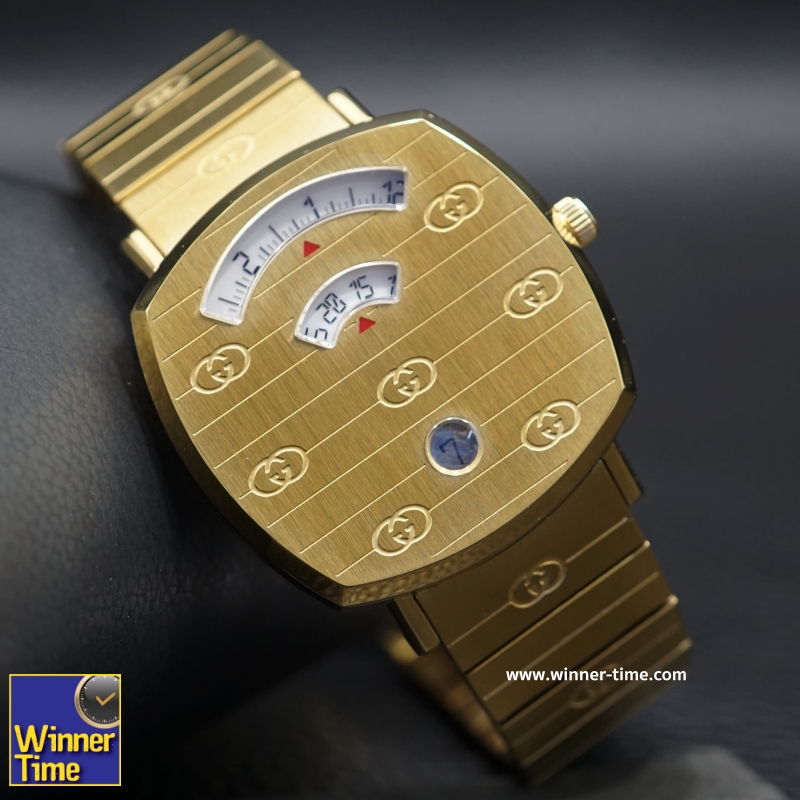 นาฬิกา Gucci 18K Yellow Gold Grip Watch รุ่น YA157403  (35mm)