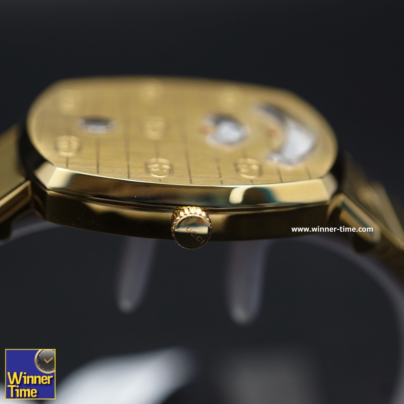 นาฬิกา Gucci 18K Yellow Gold Grip Watch รุ่น YA157403  (35mm)