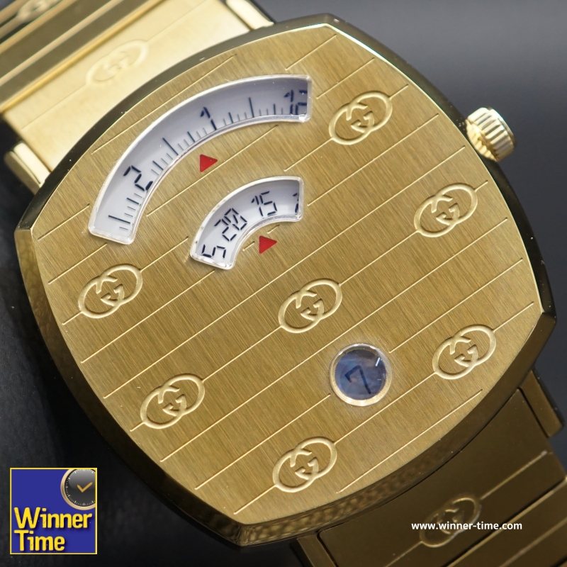 นาฬิกา Gucci 18K Yellow Gold Grip Watch รุ่น YA157403  (35mm)