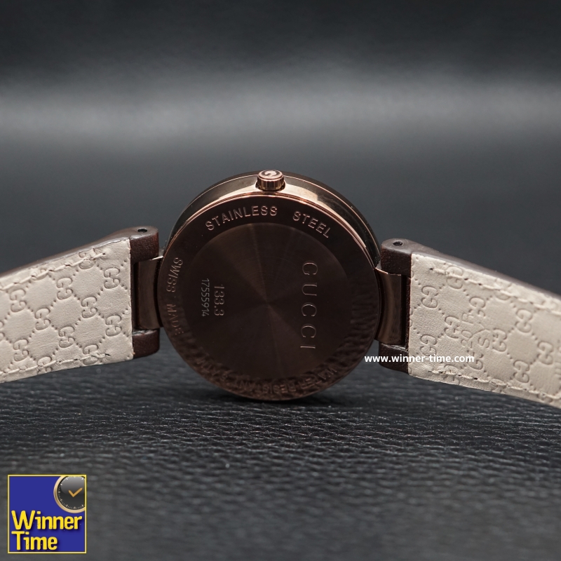 นาฬิกาGucci Interlocking Brown Strap Women's Watc รุ่น YA133309