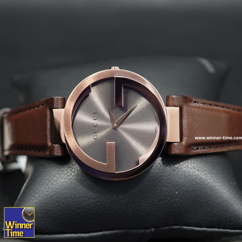 นาฬิกาGucci Interlocking Brown Strap Women's Watc รุ่น YA133309