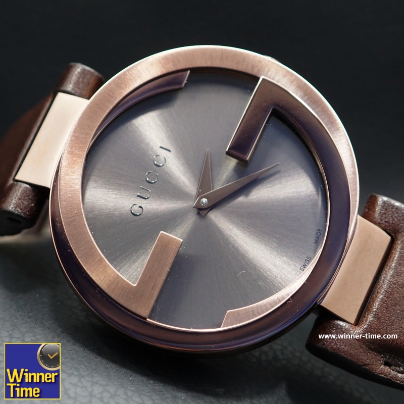 นาฬิกาGucci Interlocking Brown Strap Women's Watc รุ่น YA133309