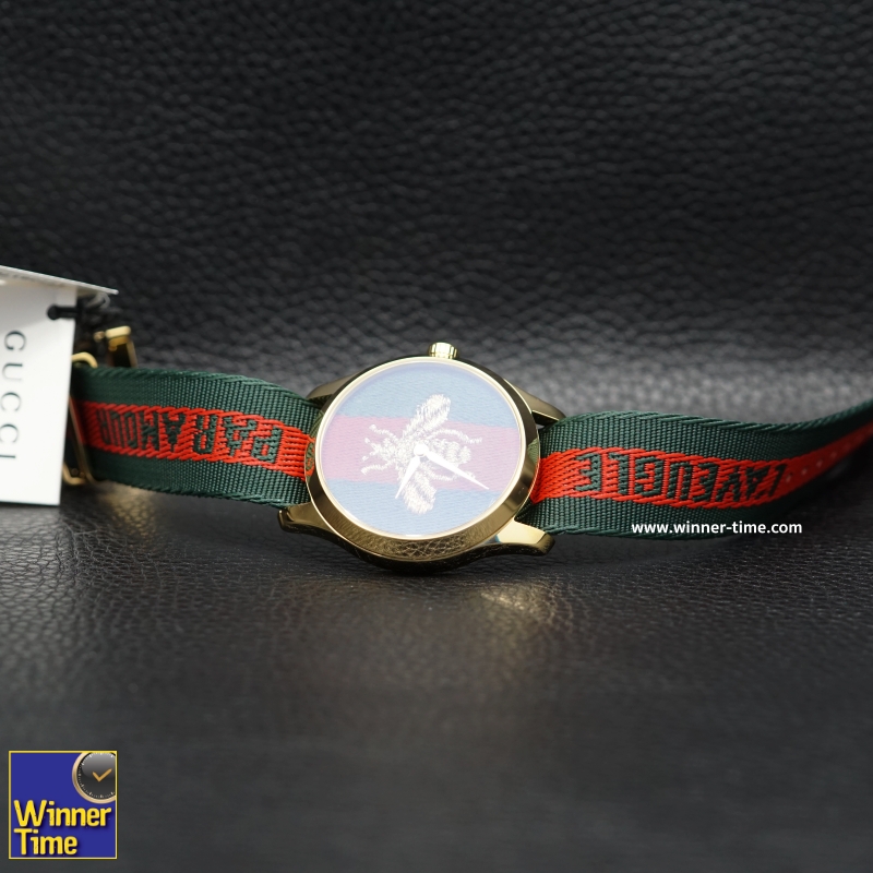 นาฬิกาGucci Unisex Nylon Dial with Embroidered Strap  One Size รุ่น YA126487A