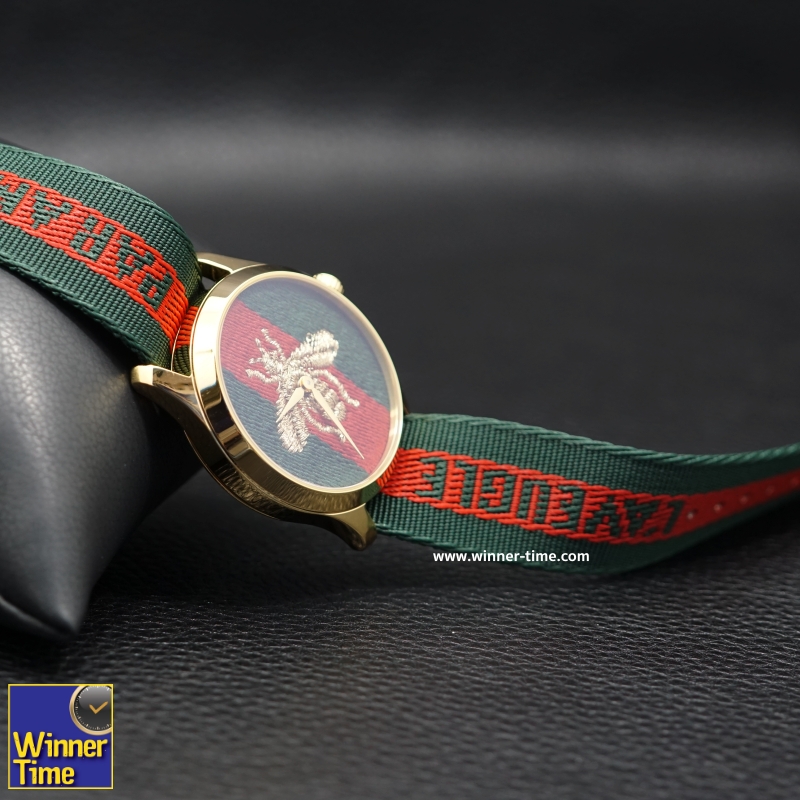 นาฬิกาGucci Unisex Nylon Dial with Embroidered Strap  One Size รุ่น YA126487A