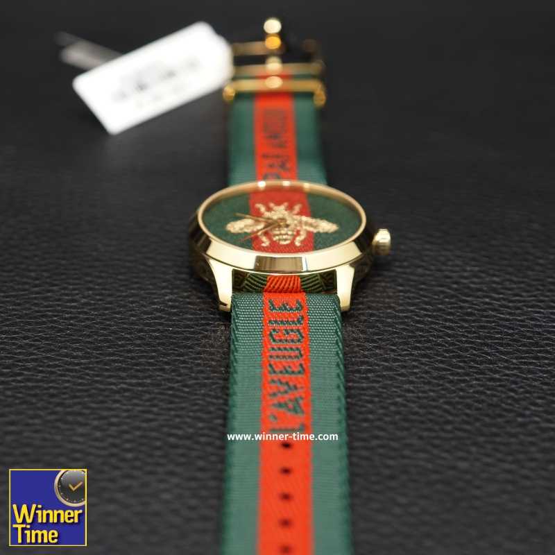 นาฬิกาGucci Unisex Nylon Dial with Embroidered Strap  One Size รุ่น YA126487A