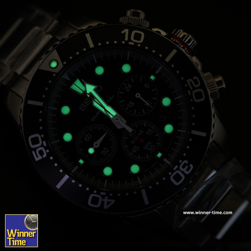 Seiko Solar Chronograph Diver's 200M รุ่น SSC779P1