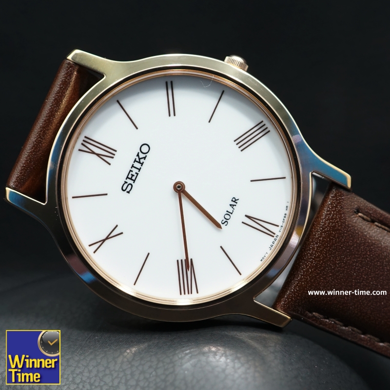 นาฬิกาSeiko Solar Analog White Dial รุ่น SUP854P1,SUP854P,SUP854
