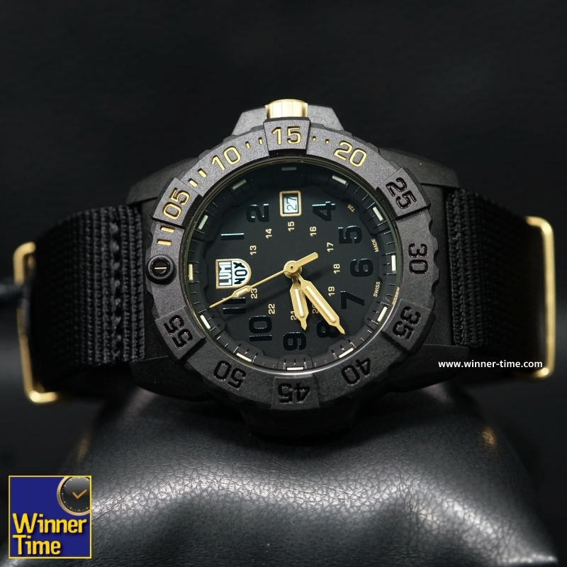 นาฬิกาLuminox Navy SEAL Colormark 3500 Series LimitedEdition (Black/Gold) รุ่น XS.3501.GOLD.SET