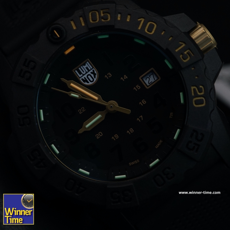 นาฬิกาLuminox Navy SEAL Colormark 3500 Series LimitedEdition (Black/Gold) รุ่น XS.3501.GOLD.SET