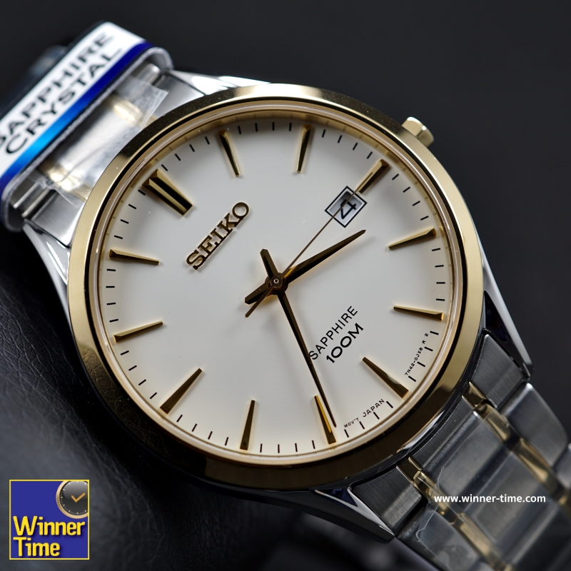 นาฬิกา SEIKO Classic Sapphire Crystal (Two Tone) รุ่น SGEG96