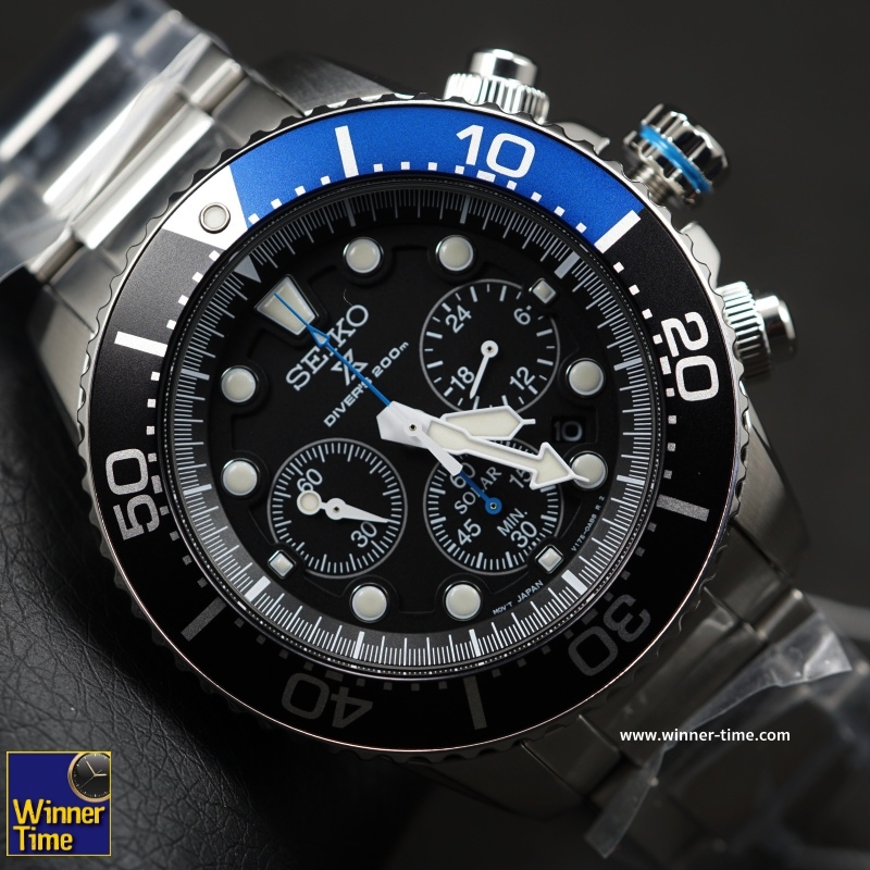 นาฬิกาSeiko Solar Chronograph Divers รุ่น SSC781P1,SSC781P,SSC781