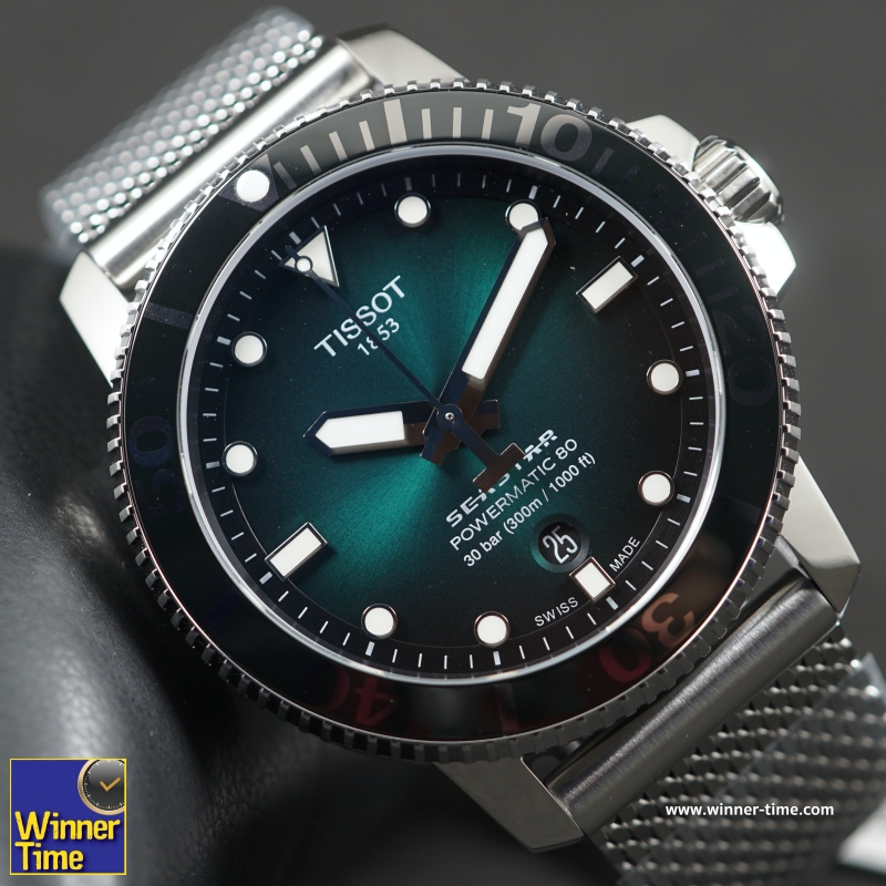 นาฬิกาTISSOT SEASTAR 1000 POWERMATIC 80 รุ่น T120.407.11.091.00