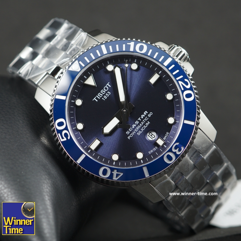 นาฬิกาTISSOT SEASTAR 1000 POWERMATIC 80 SILICIUM รุ่น T120.407.11.041.01
