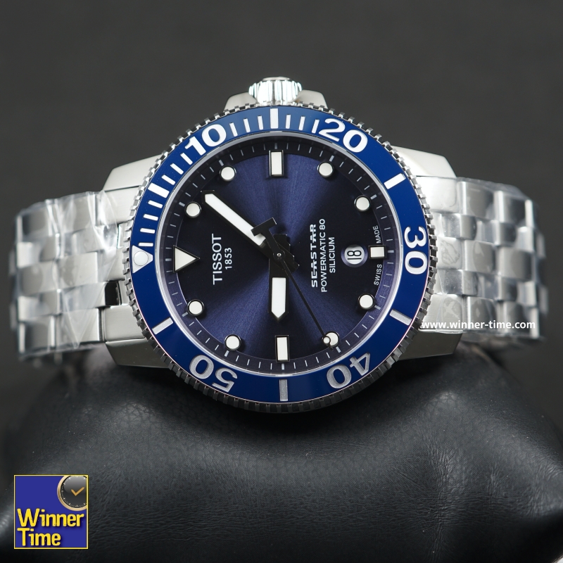 นาฬิกาTISSOT SEASTAR 1000 POWERMATIC 80 SILICIUM รุ่น T120.407.11.041.01