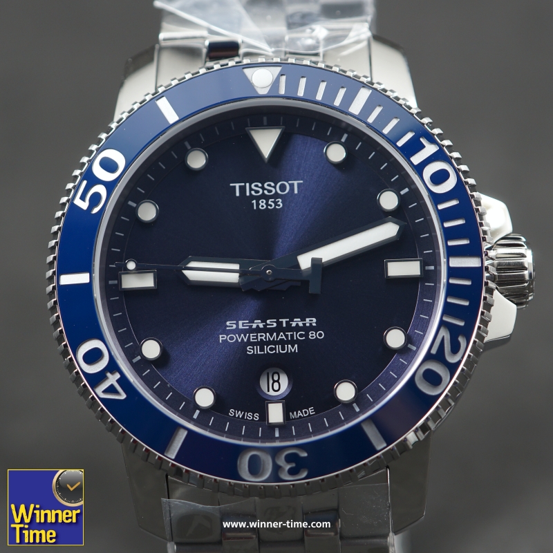 นาฬิกาTISSOT SEASTAR 1000 POWERMATIC 80 SILICIUM รุ่น T120.407.11.041.01