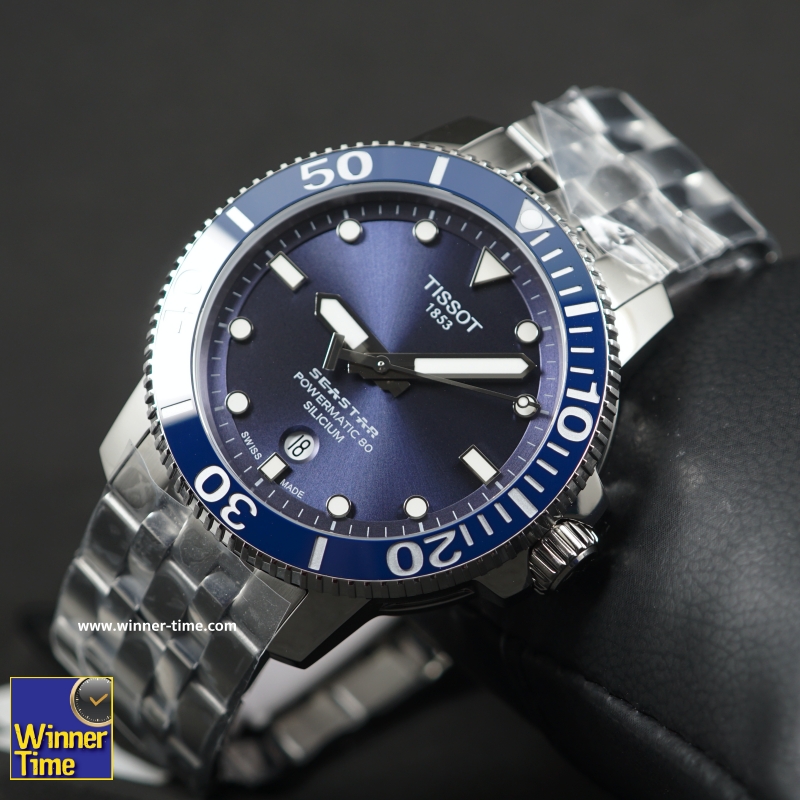 นาฬิกาTISSOT SEASTAR 1000 POWERMATIC 80 SILICIUM รุ่น T120.407.11.041.01