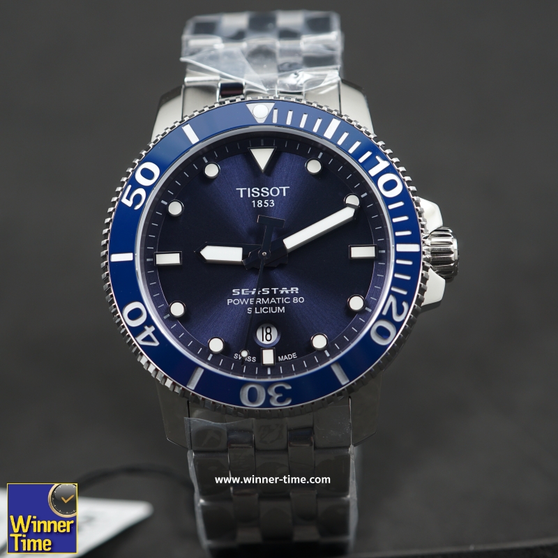 นาฬิกาTISSOT SEASTAR 1000 POWERMATIC 80 SILICIUM รุ่น T120.407.11.041.01