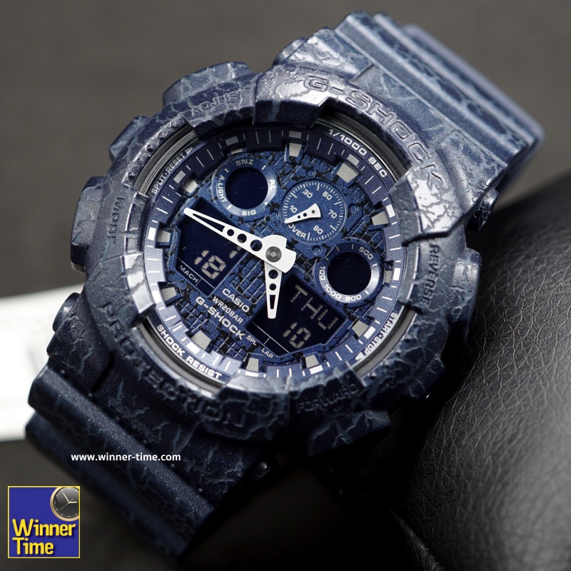 CASIO G-SHOCK นาฬิกาข้อมือผู้ชาย สายเรซิ่น รุ่น Limited Edition GA-100CG-2ADR