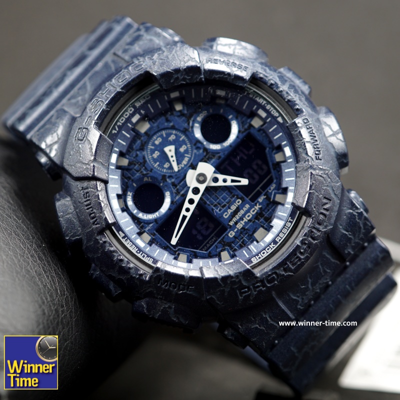 CASIO G-SHOCK นาฬิกาข้อมือผู้ชาย สายเรซิ่น รุ่น Limited Edition GA-100CG-2ADR