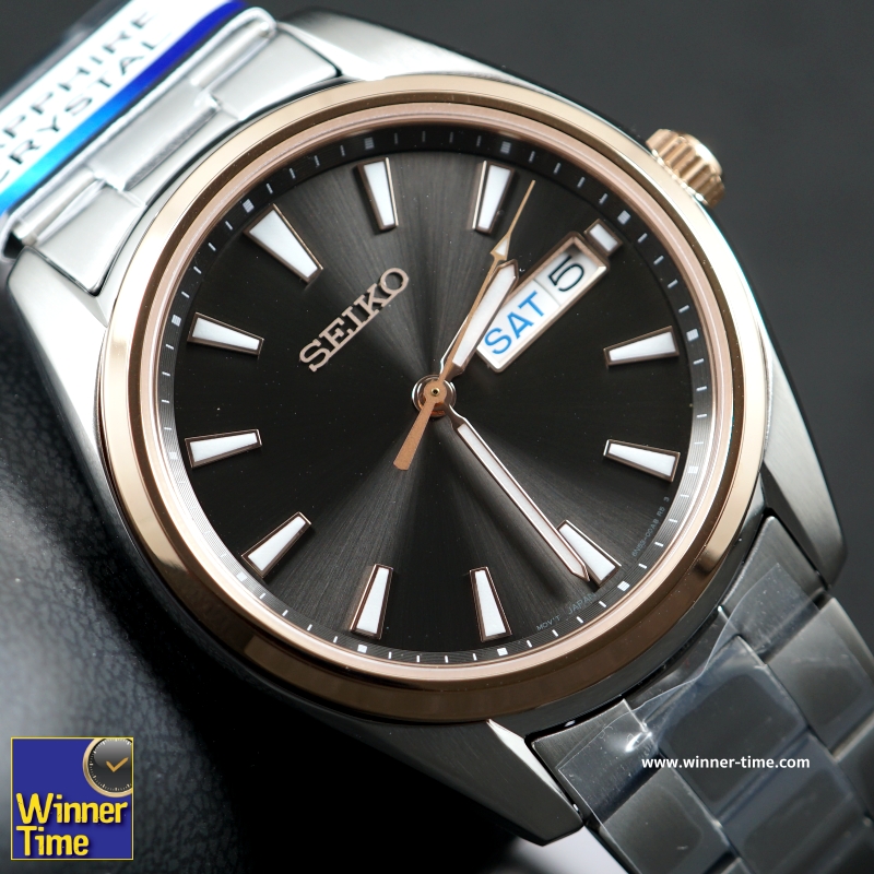 นาฬิกาSEIKO QUARTZ SAPPHIRE รุ่น SUR344P1,SUR344P,SUR344
