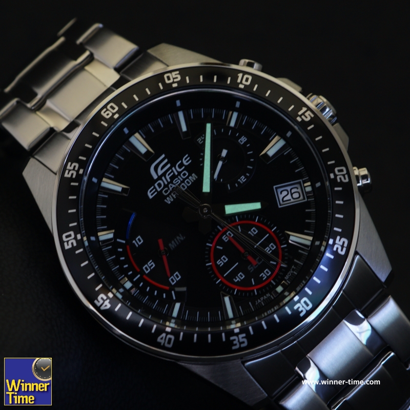นาฬิกาCASIO EDIFICEโครโนกราฟมาตรฐาน รุ่น EFV-540D-1AV,EFV-540D-1A