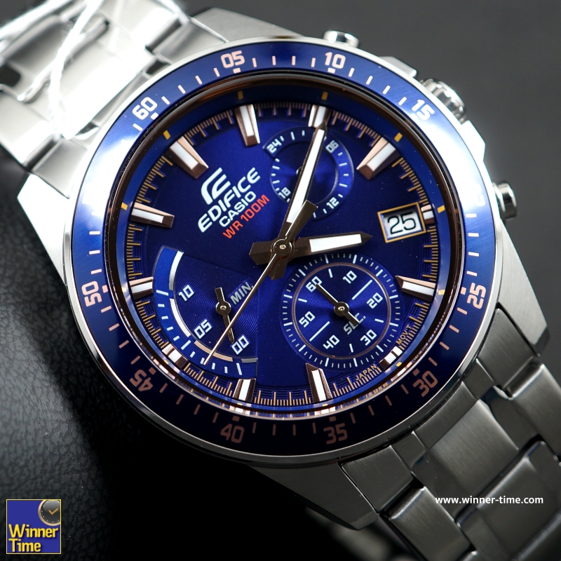 นาฬิกาCASIO EDIFICE โครโนกราฟมาตรฐาน รุ่น EFV-540D-2AV,EFV-540D-2A