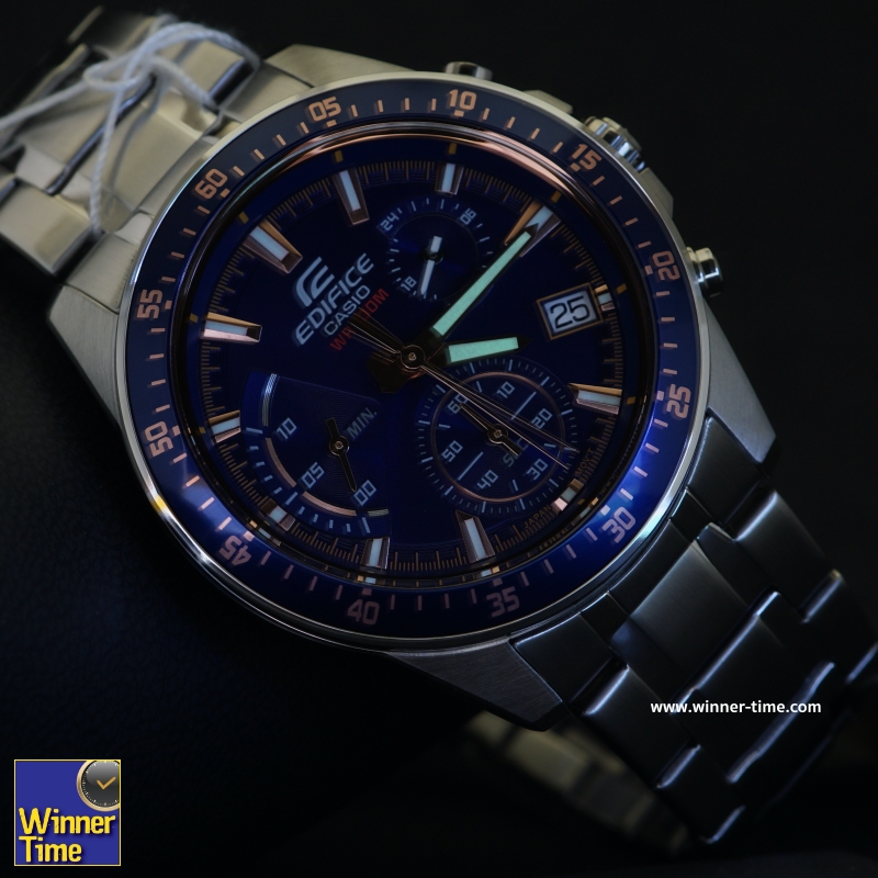 นาฬิกาCASIO EDIFICE โครโนกราฟมาตรฐาน รุ่น EFV-540D-2AV,EFV-540D-2A