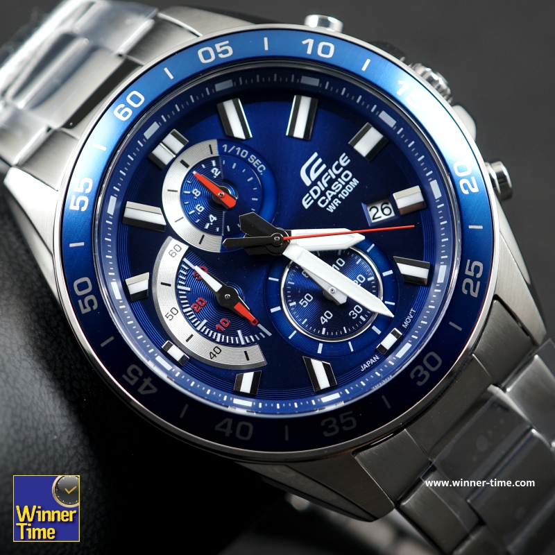นาฬิกาCASIO EDIFICEโครโนกราฟมาตรฐาน รุ่น EFV-550D-2AV