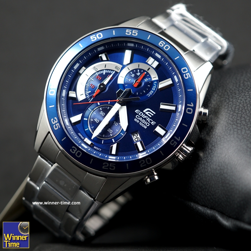 นาฬิกาCASIO EDIFICEโครโนกราฟมาตรฐาน รุ่น EFV-550D-2AV