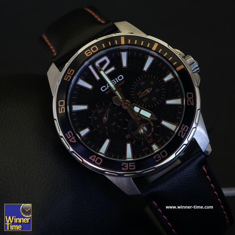 นาฬิกาCasio รุ่น MTD-330L-1A3V