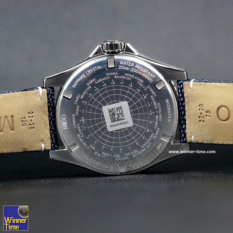 นาฬิกา Mido Ocean Star GMT รุ่น M026.629.17.051.00