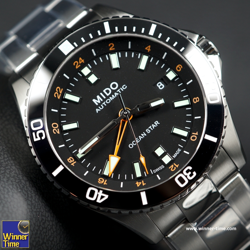 นาฬิกา Mido Ocean Star GMT รุ่น M026.629.11.051.01