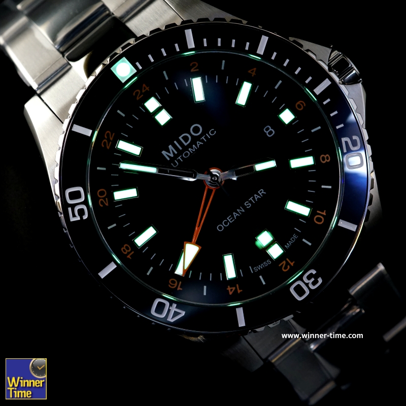 นาฬิกา Mido Ocean Star GMT รุ่น M026.629.11.051.01