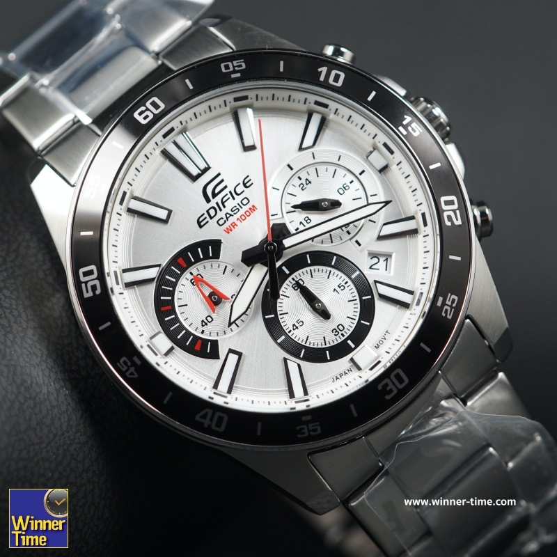 นาฬิกาCASIO EDIFICEโครโนกราฟมาตรฐาน รุ่น EFV-570D-7A,EFV-570D-7AV