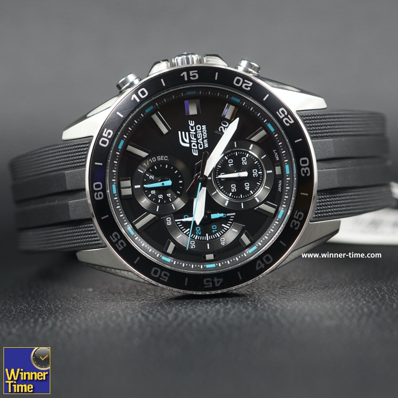 นาฬิกาCASIO EDIFICE โครโนกราฟมาตรฐาน รุ่น EFV-550P-1AV,EFV-550P-1A
