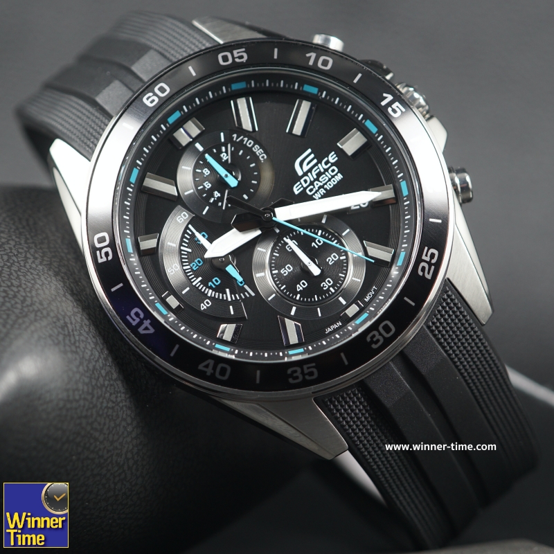 นาฬิกาCASIO EDIFICE โครโนกราฟมาตรฐาน รุ่น EFV-550P-1AV,EFV-550P-1A