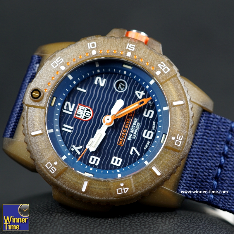 นาฬิกา Luminox Limited Edition - 1,500 เรือน TIDE Recycled Ocean Material - Bear Grylls Eco Series 3703 รุ่น XB.3703