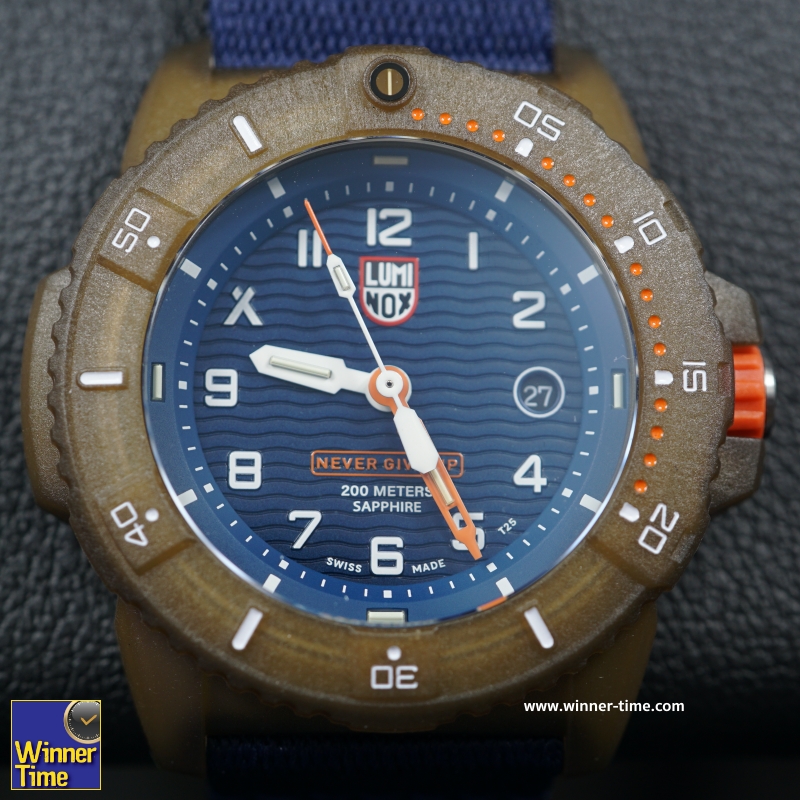 นาฬิกา Luminox Limited Edition - 1,500 เรือน TIDE Recycled Ocean Material - Bear Grylls Eco Series 3703 รุ่น XB.3703