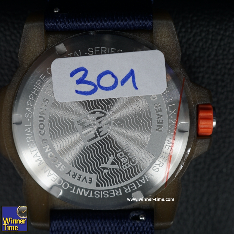 นาฬิกา Luminox Limited Edition - 1,500 เรือน TIDE Recycled Ocean Material - Bear Grylls Eco Series 3703 รุ่น XB.3703