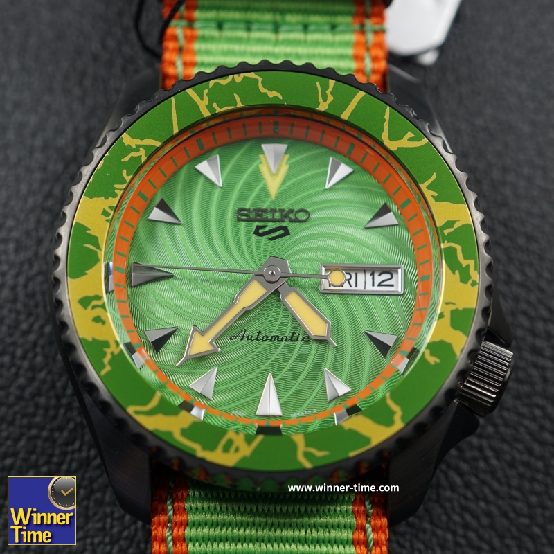 นาฬิกาSeiko 5 Sports Street Fighter V Limited Edition BLANKA Model รุ่น SRPF23K1,SRPF23K,SRPF23