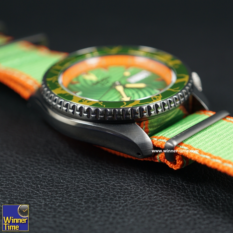 นาฬิกาSeiko 5 Sports Street Fighter V Limited Edition BLANKA Model รุ่น SRPF23K1,SRPF23K,SRPF23