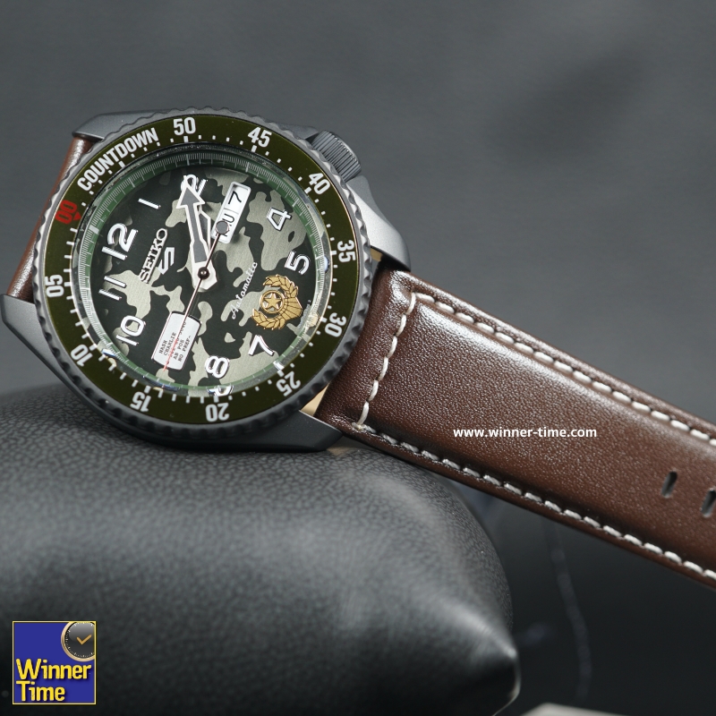 นาฬิกาSeiko 5 Sports Street Fighter V Limited Edition GUILE Model รุ่น SRPF21K1,SRPF21K,SRPF21