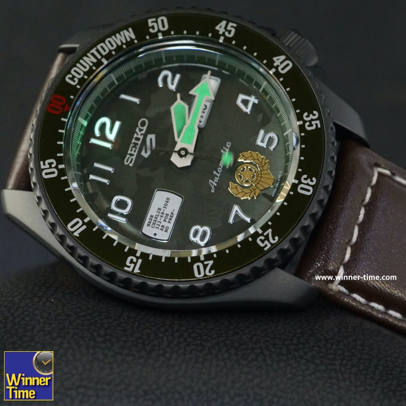 นาฬิกาSeiko 5 Sports Street Fighter V Limited Edition GUILE Model รุ่น SRPF21K1,SRPF21K,SRPF21