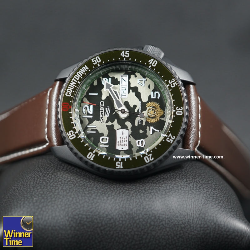 นาฬิกาSeiko 5 Sports Street Fighter V Limited Edition GUILE Model รุ่น SRPF21K1,SRPF21K,SRPF21