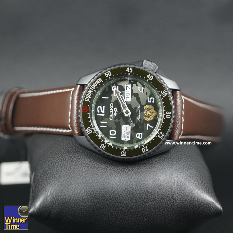 นาฬิกาSeiko 5 Sports Street Fighter V Limited Edition GUILE Model รุ่น SRPF21K1,SRPF21K,SRPF21