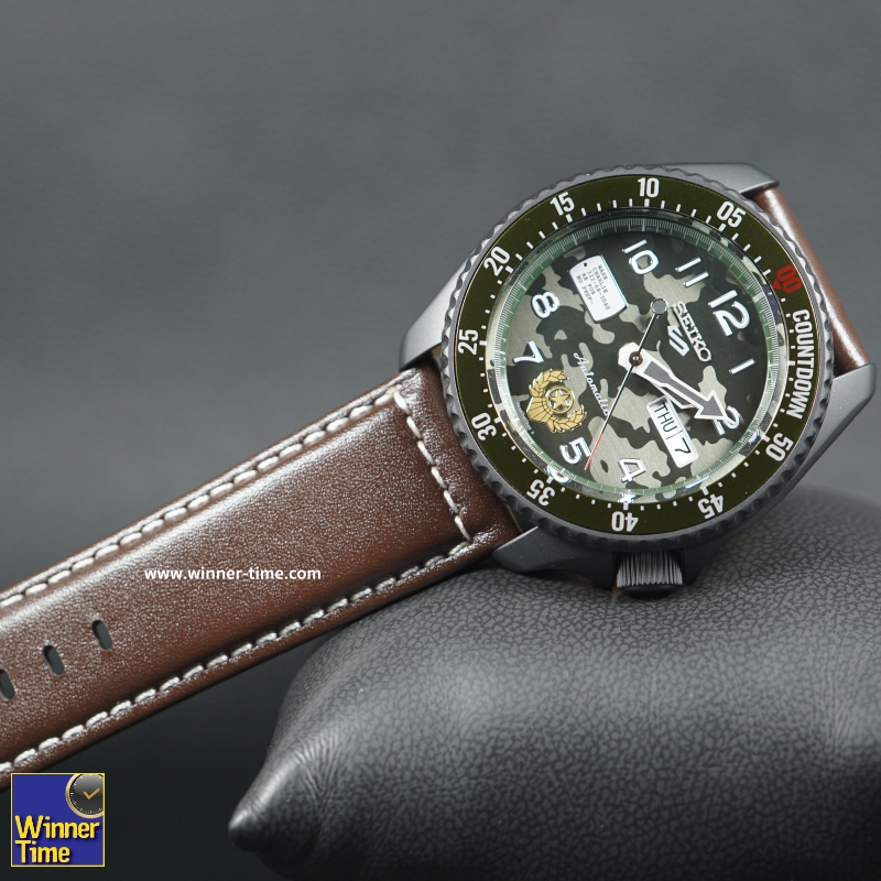นาฬิกาSeiko 5 Sports Street Fighter V Limited Edition GUILE Model รุ่น SRPF21K1,SRPF21K,SRPF21
