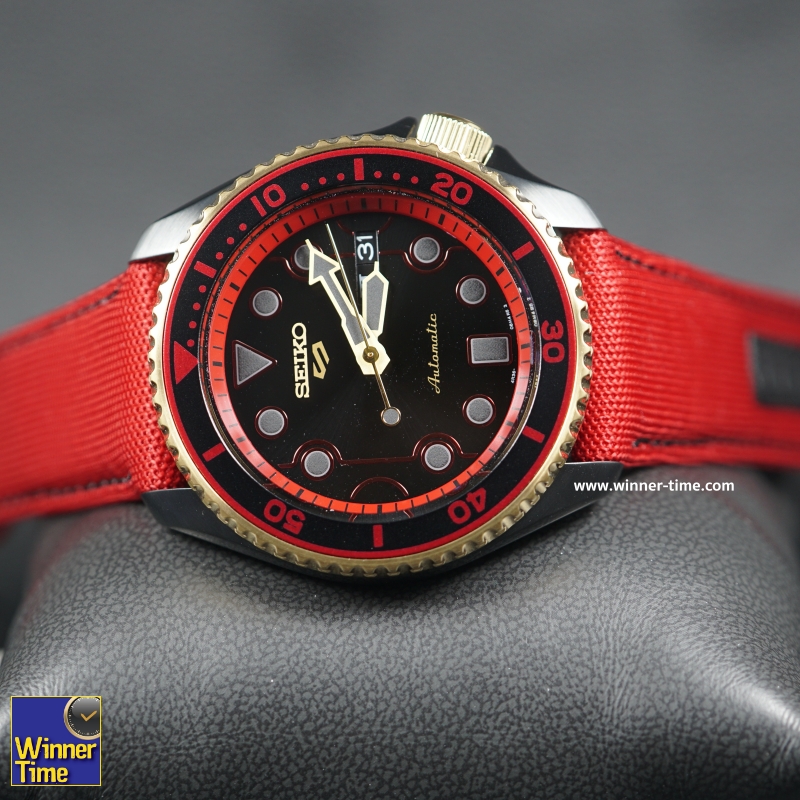 นาฬิกาSeiko 5 Sports Street Fighter V Limited Edition KEN Model รุ่น SRPF20K1,SRPF20K,SRPF20