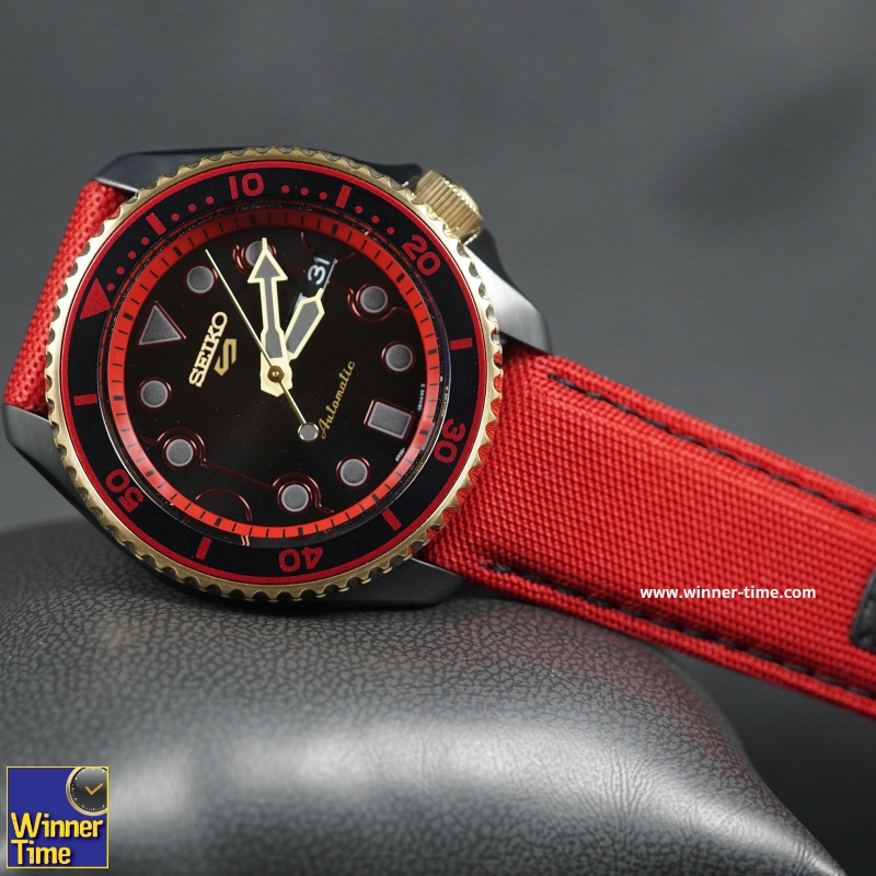 นาฬิกาSeiko 5 Sports Street Fighter V Limited Edition KEN Model รุ่น SRPF20K1,SRPF20K,SRPF20